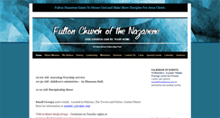 Desktop Screenshot of fultonnazarene.com